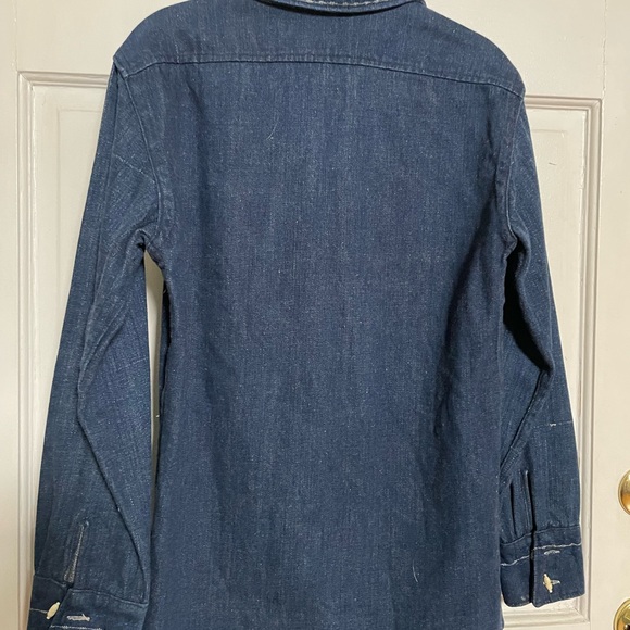 Vintage Denim Embroidered Jacket Medium - Picture 4 of 4